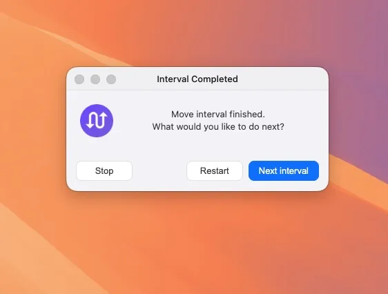 Manual confirmation mode