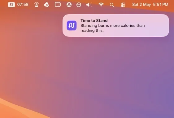 Automatic notification mode