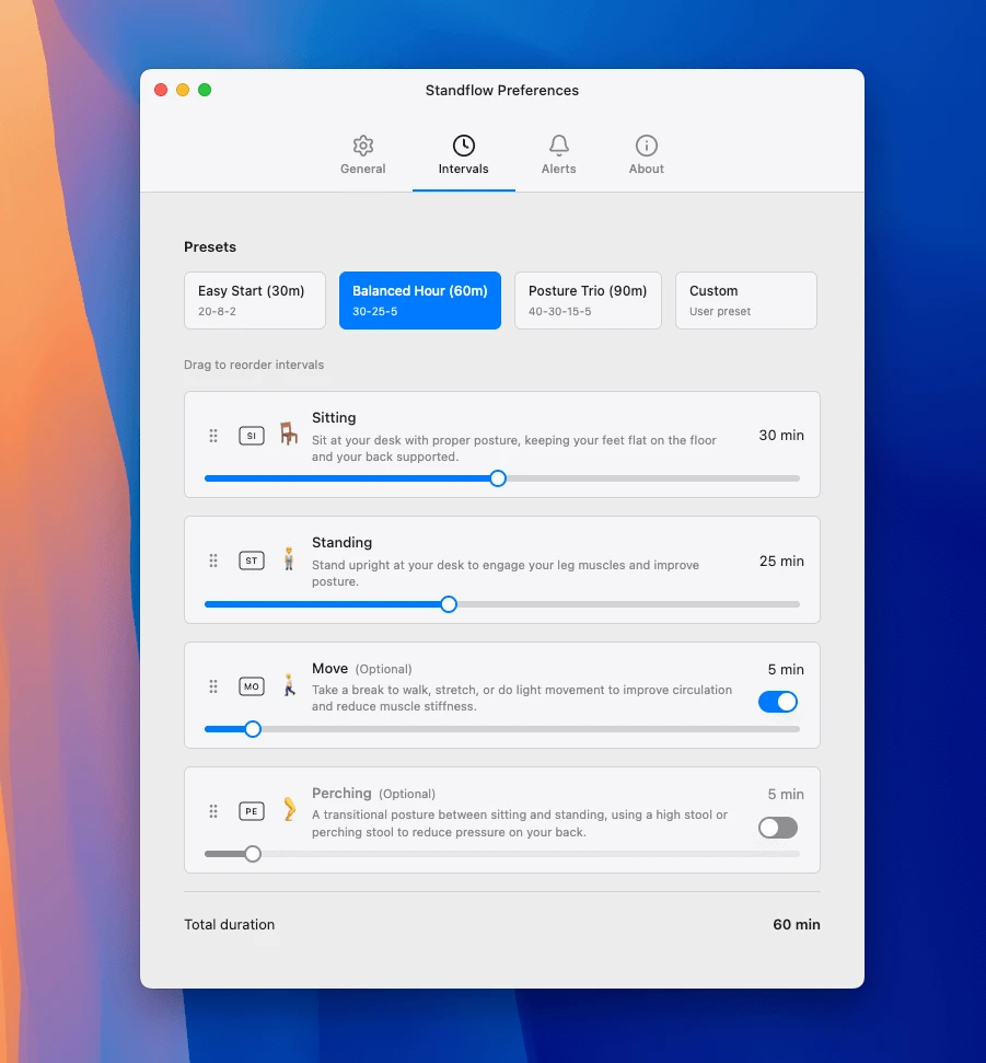 Customize your work routine